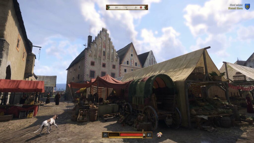 Kingdom Come: Deliverance II - tržiště v Kutné Hoře