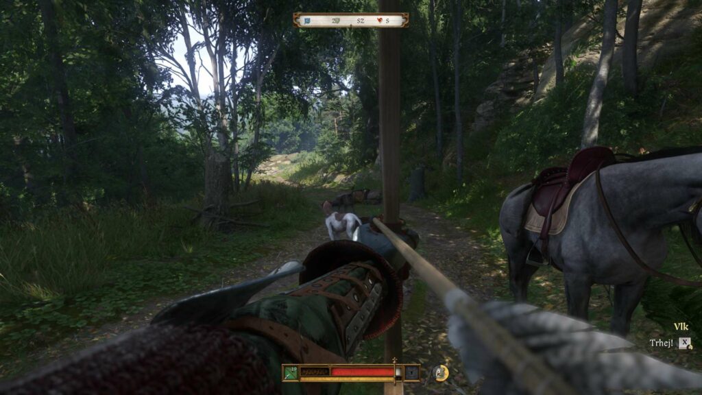 Kingdom Come: Deliverance II - vlk v lese