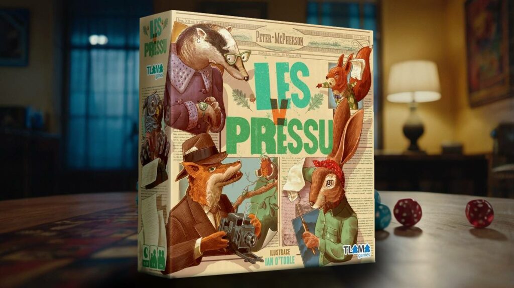 Les v pressu - deskovka - cover