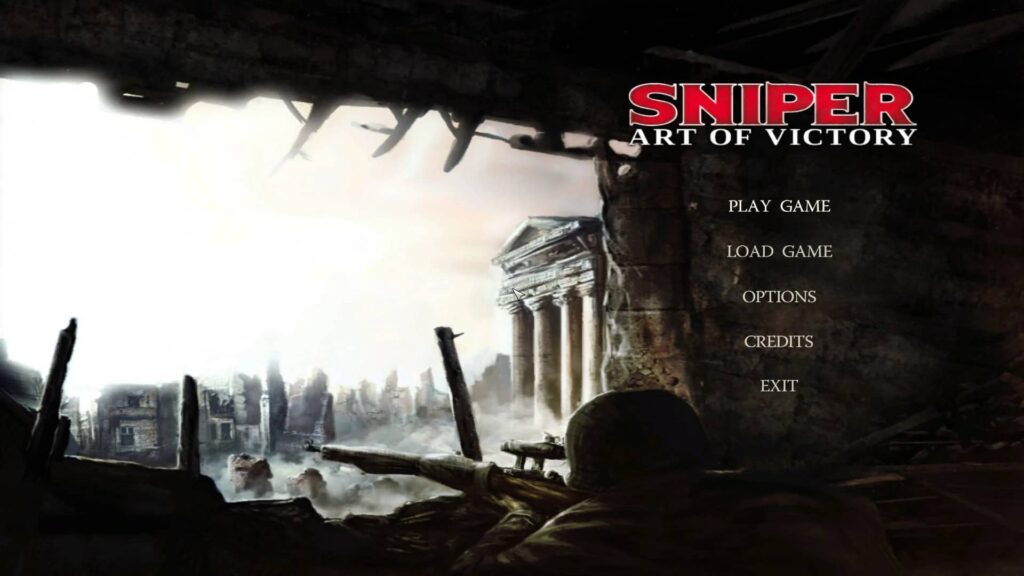 Sniper: Art of Victory - Menu