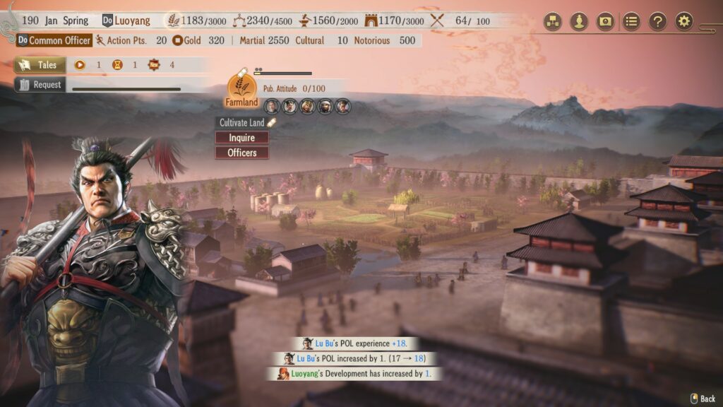 Romance of the Three Kingdoms 8 Remake - spravujte své město
