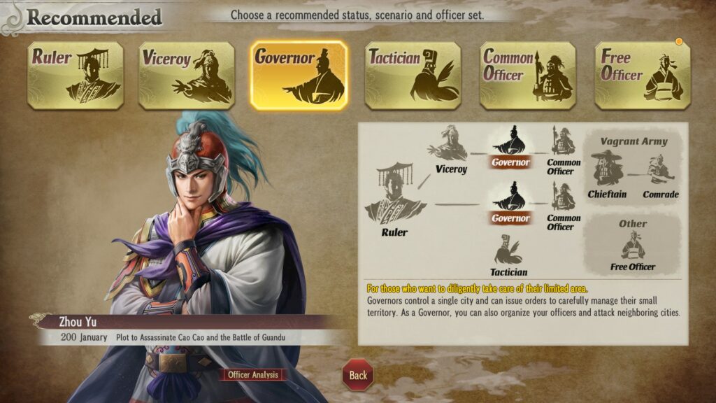 Romance of the Three Kingdoms 8 Remake - vyberte si hrdinu