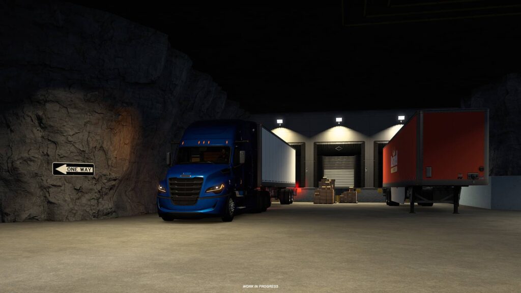 American Truck Simulator Missouri - podzemní sklad