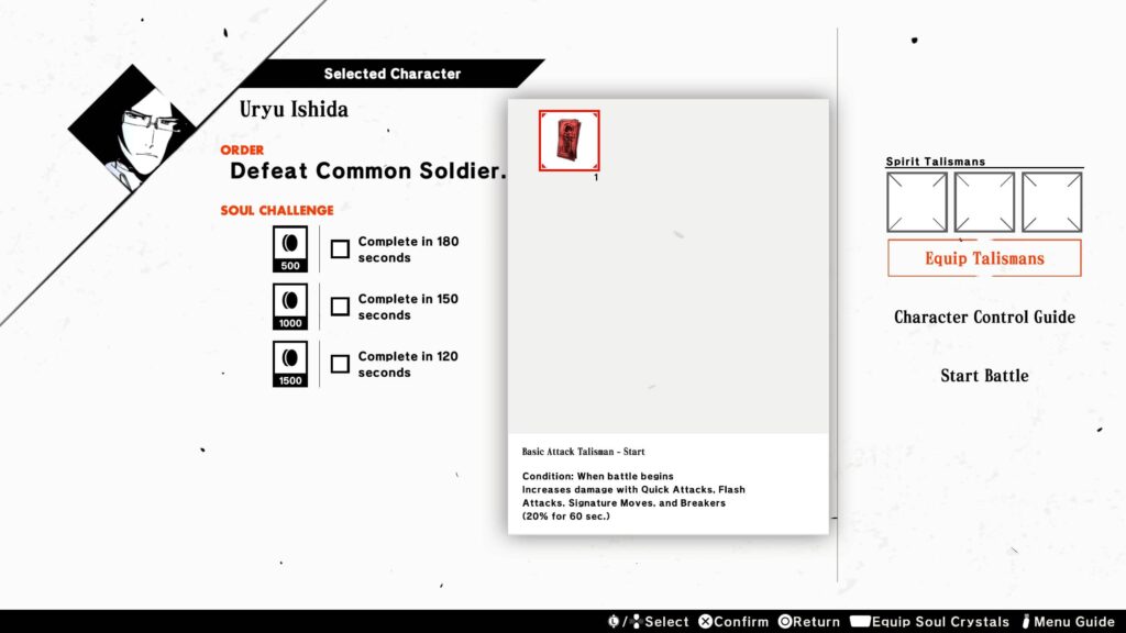 Bleach Rebirth of Souls – sbíráme talismany