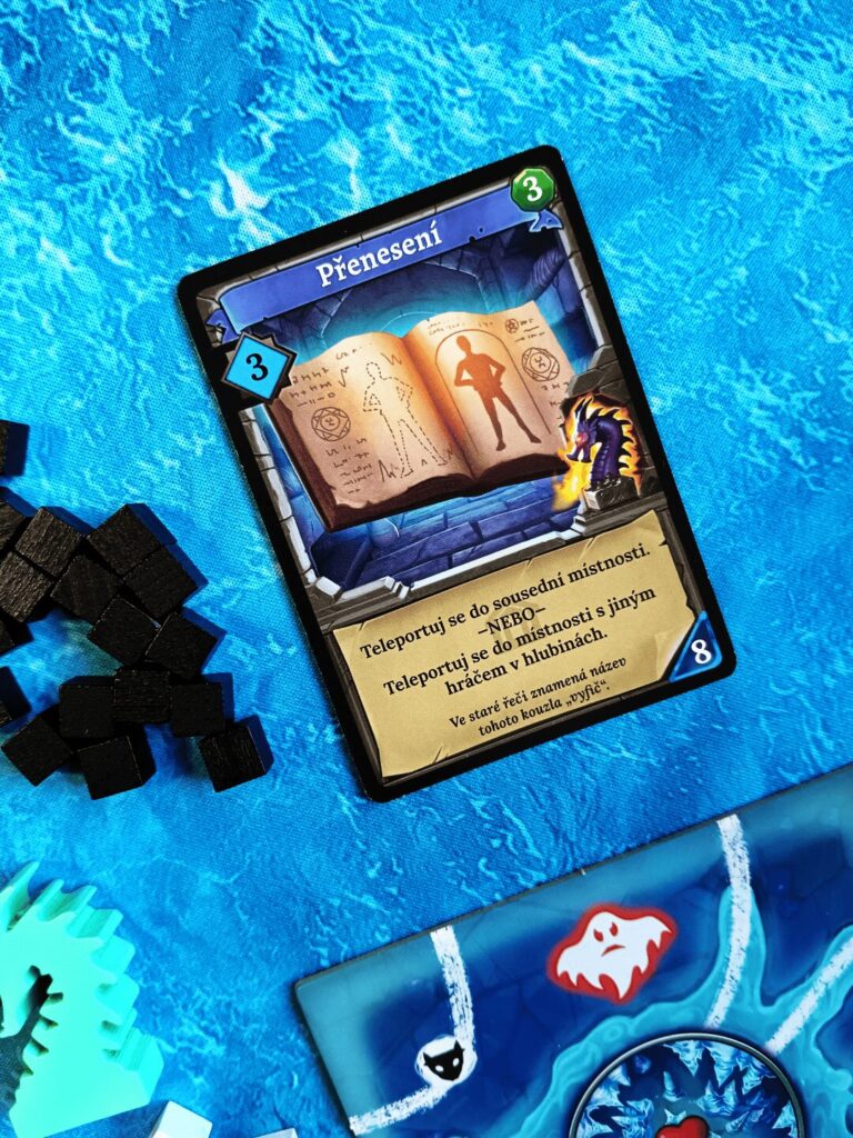 Břink V katakombách - ukázka karty s dračím symbolem