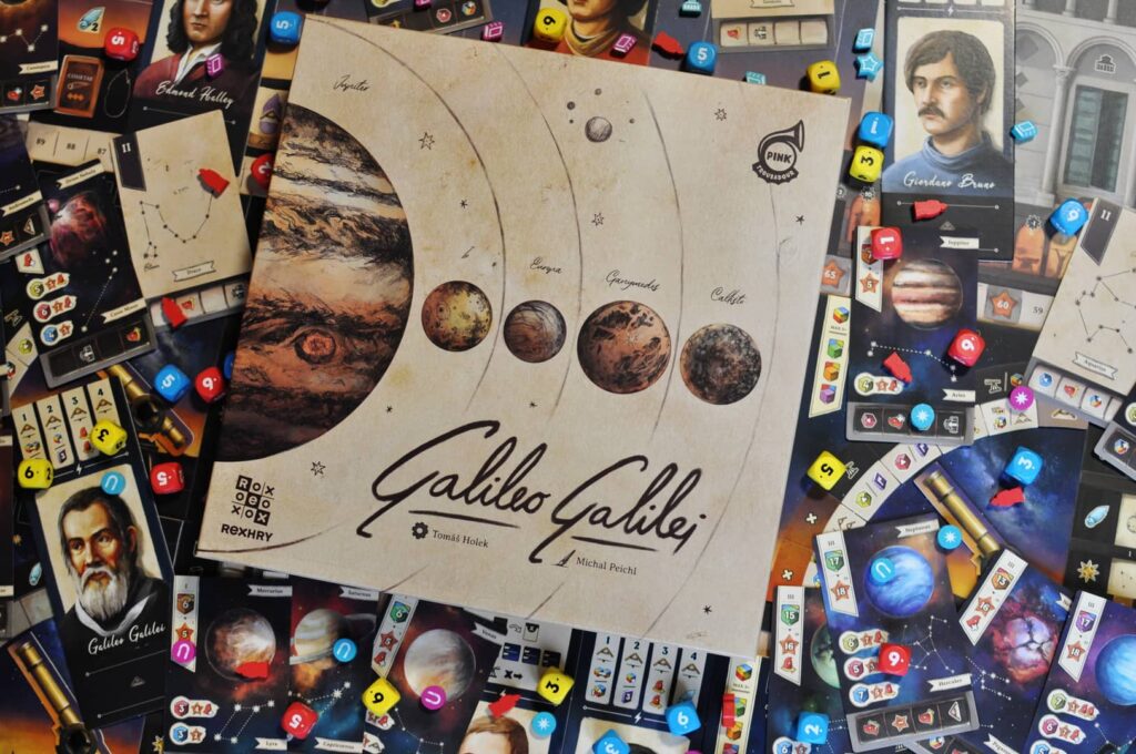 Galileo Galilei - krabice s komponenty