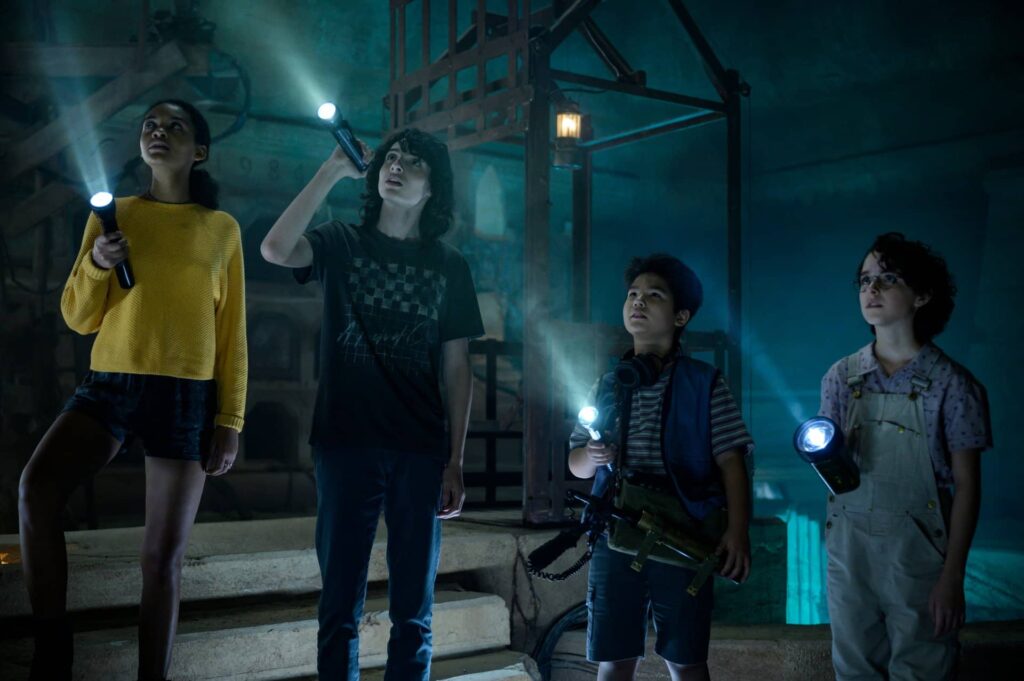 Ghostbusters Afterlife - Celeste O'Connor, Finn Wolfhard, Logan Kim, Mckenna Grace