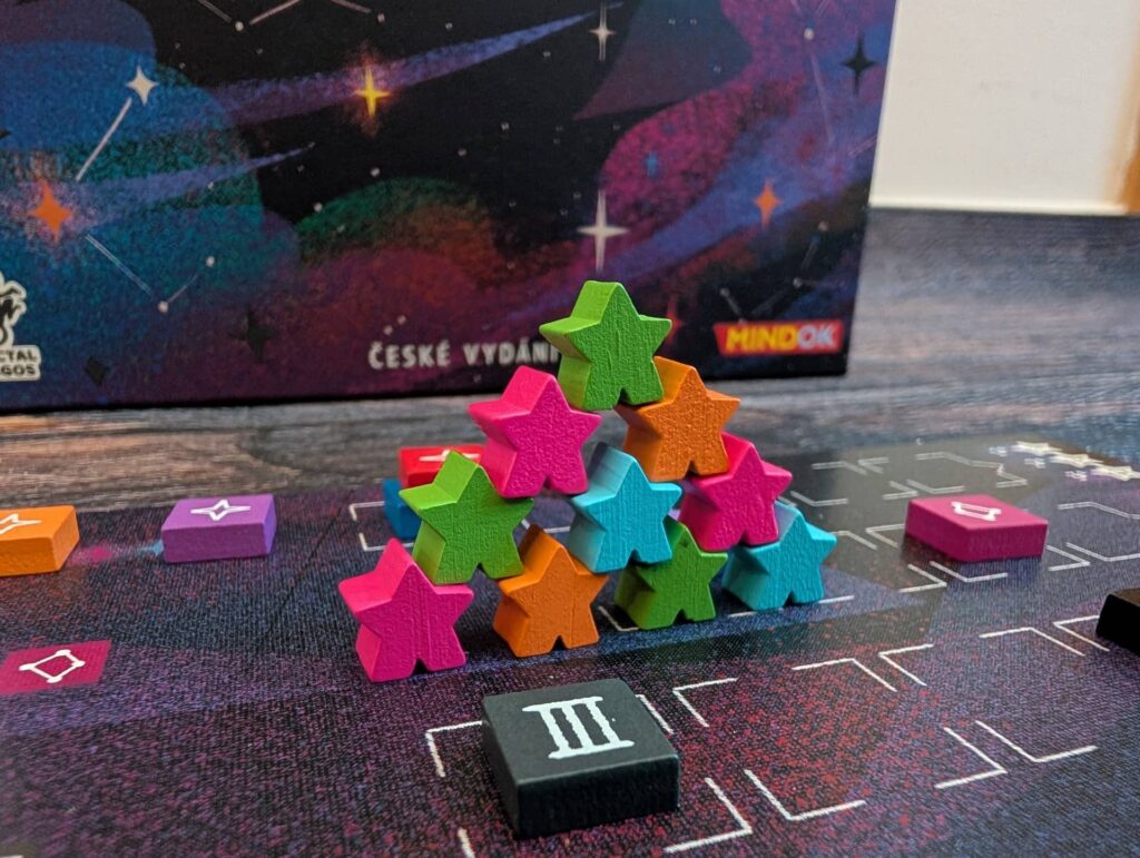 Nebula - figurky pro označení splněných úkolů