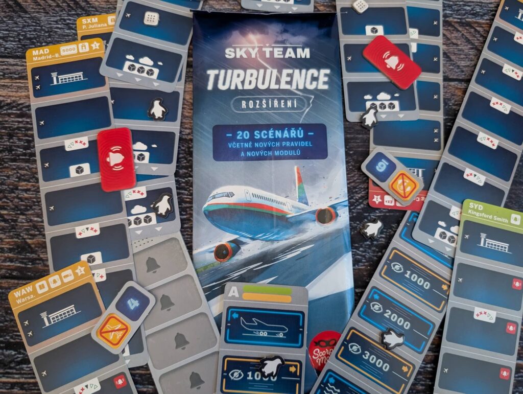 Sky Team: Turbulence - rozšíření deskové hry