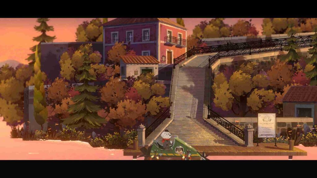 Sunset Hills - pohled na nekonečné schodiště
