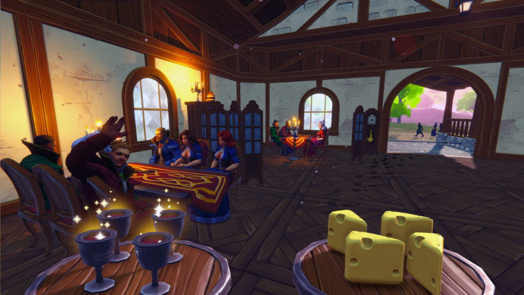 Tavern Manager Simulator - wine and cheese