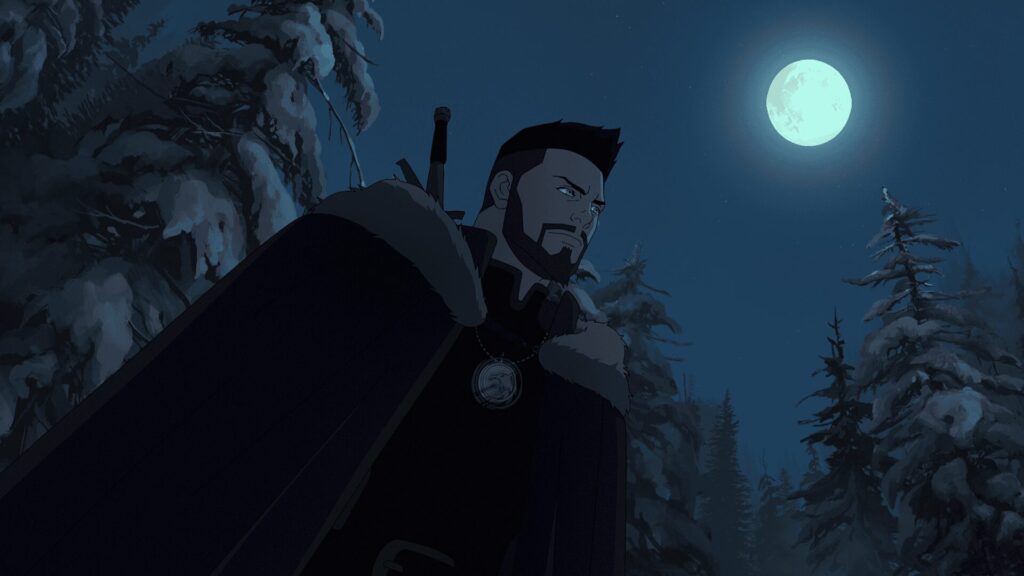 The Witcher Nightmare of the Wolf - úplněk