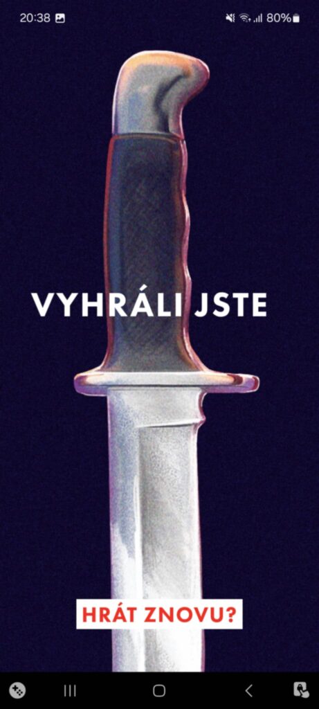 Vřískot - aplikace