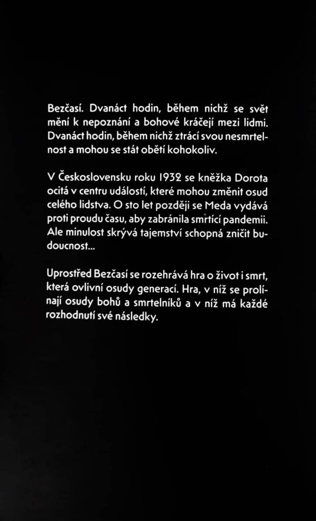 Bezčasí - zadní strana