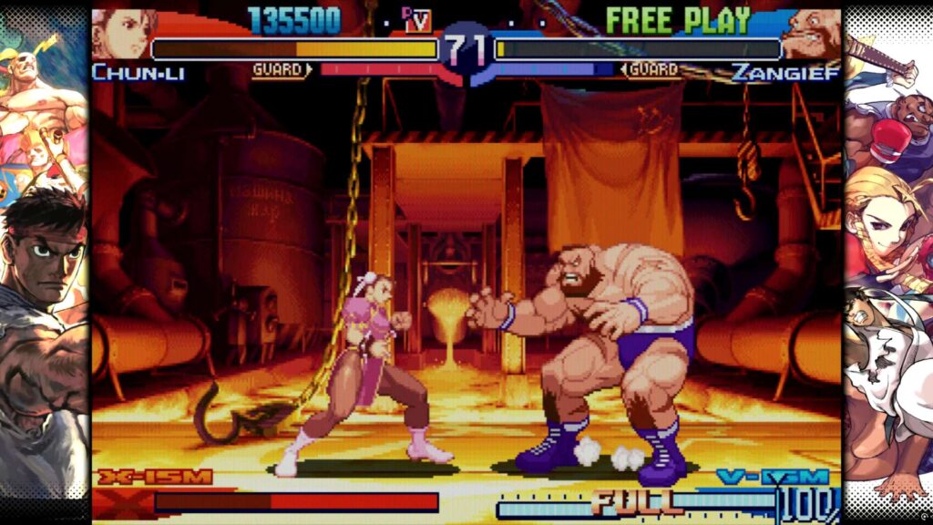 Street Fighter Alpha 3 - Chun-li a Zangief