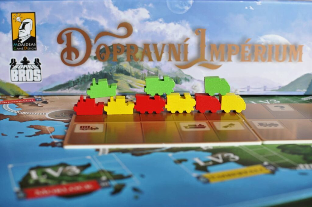 Dopravní impérium - dřevěné figurky dopravy