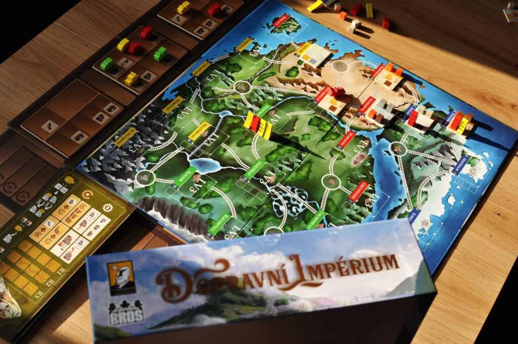 Dopravní impérium - hornatý povrch Dyorle