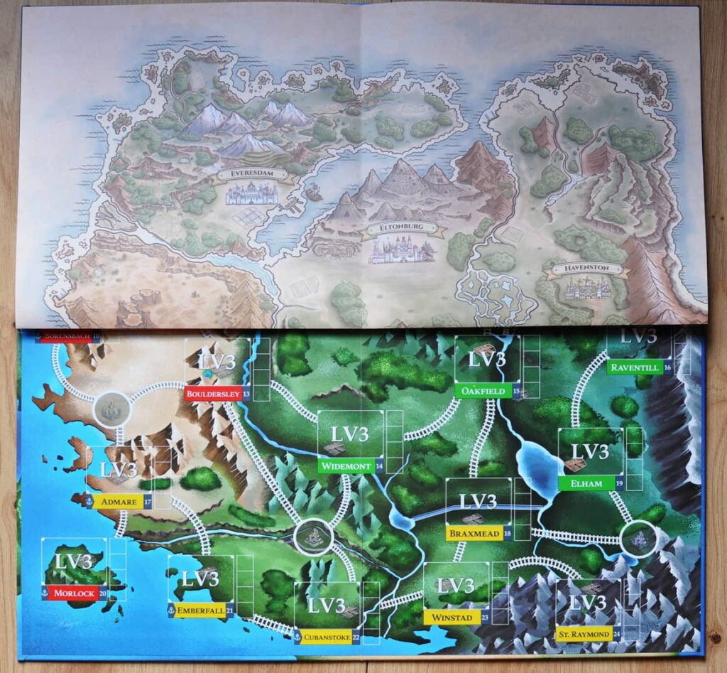 Dopravní impérium - mapa Dyorle