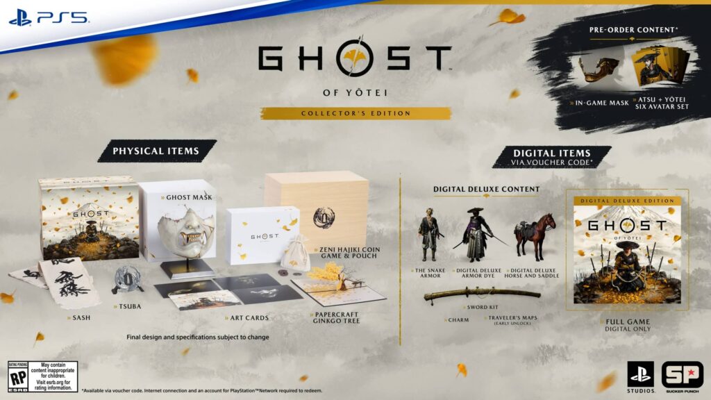 Ghost of Yōtei - sběratelská edice