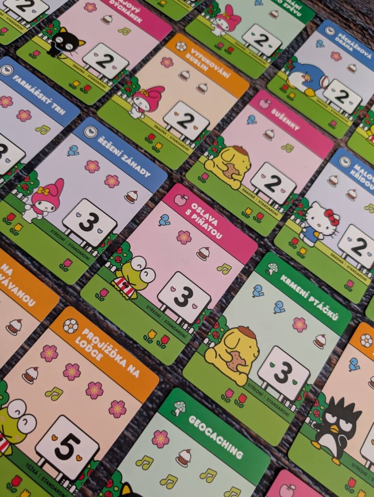 Hello Kitty: Den v parku - karty zážitku