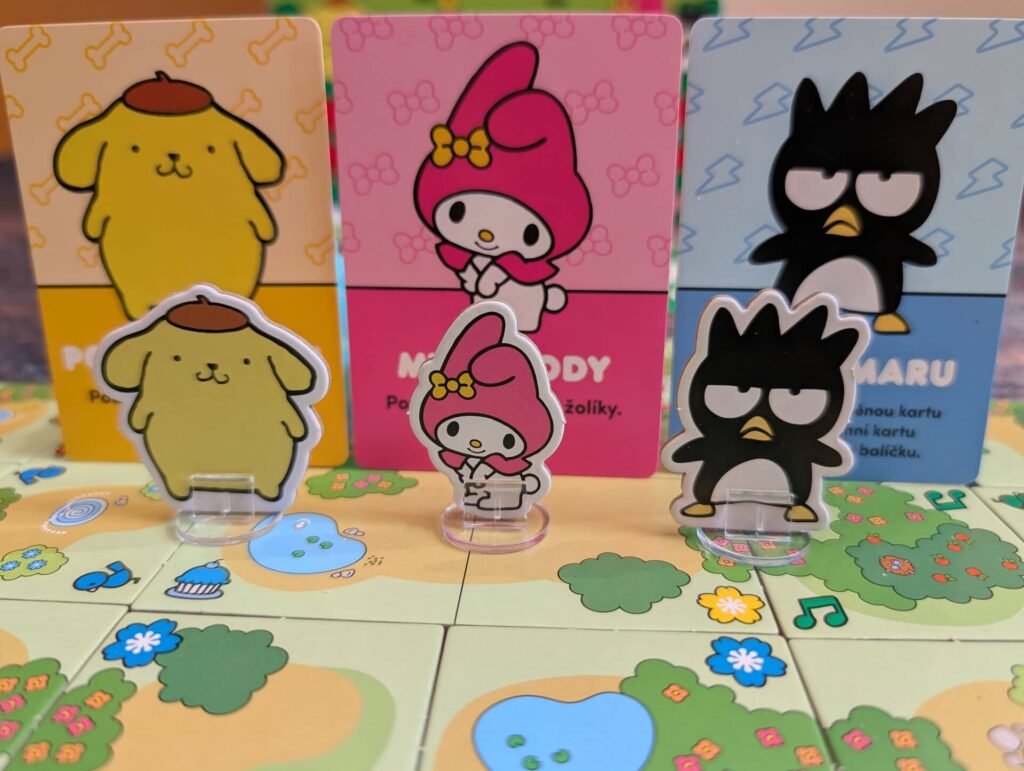 Hello Kitty: Den v parku - někteří z hrdinů