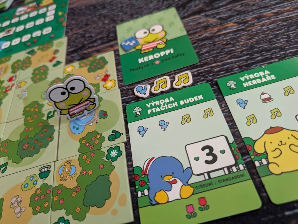 Hello Kitty: Den v parku - s předmětem z dílku mapy zle splnit kartu zážitku