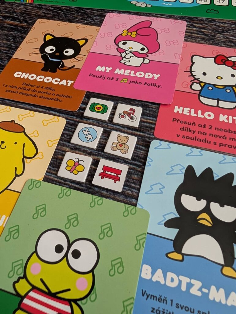 Hello Kitty: Den v parku - žetony atrakcí