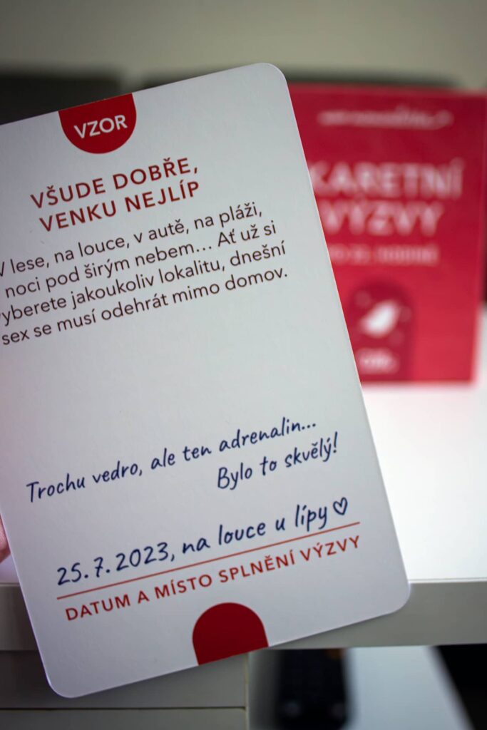 Karetní výzvy po 22. hodině - vzor