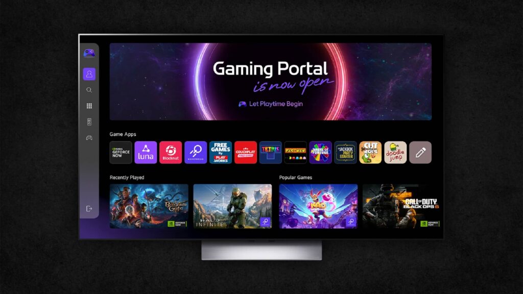 LG Gaming Portal - vizuál