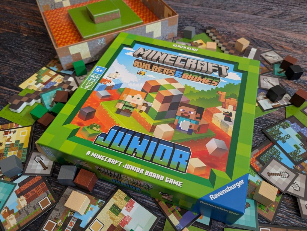Minecraft: Builders & Biomes Junior - desková hra