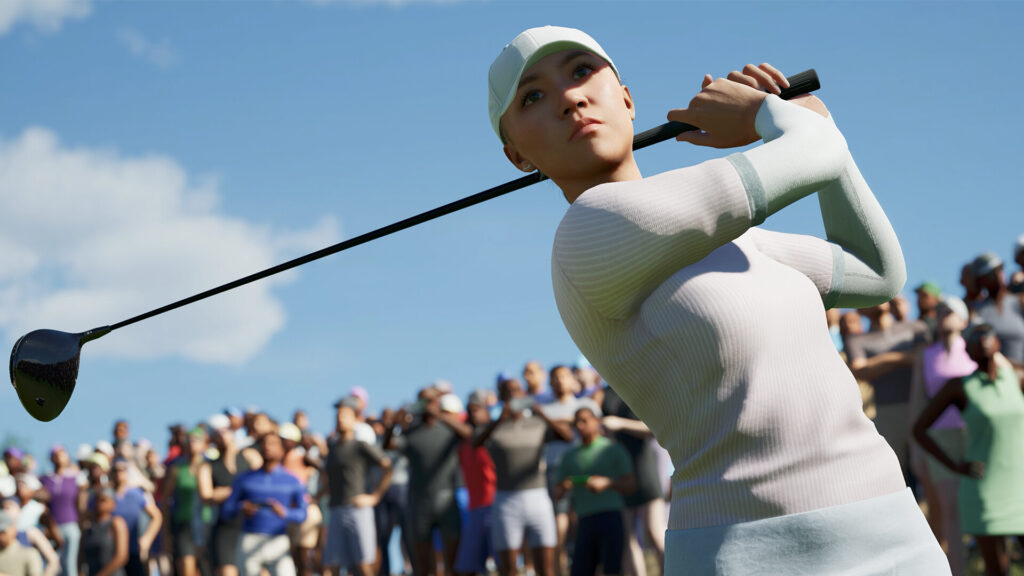PGA TOUR 2K25 - nápřah na seknutí