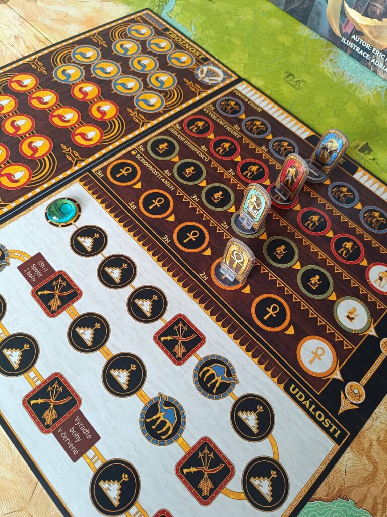 Ankh Bohové Egypta - desky se stupnicemi