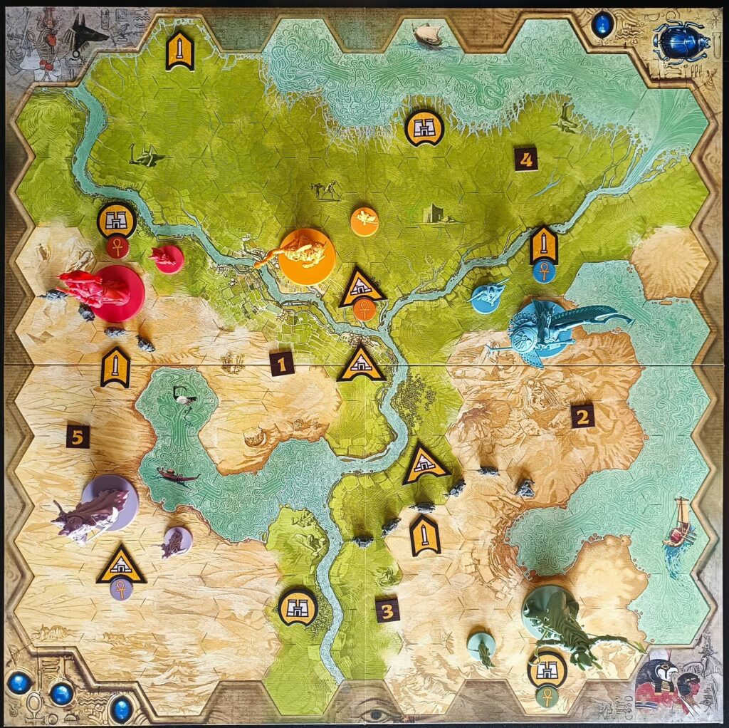 Ankh Bohové Egypta - herní plán