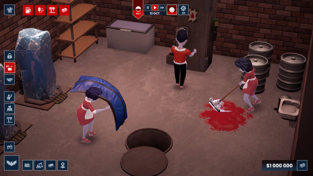Blood Bar Tycoon – úklid na pokladnu 12