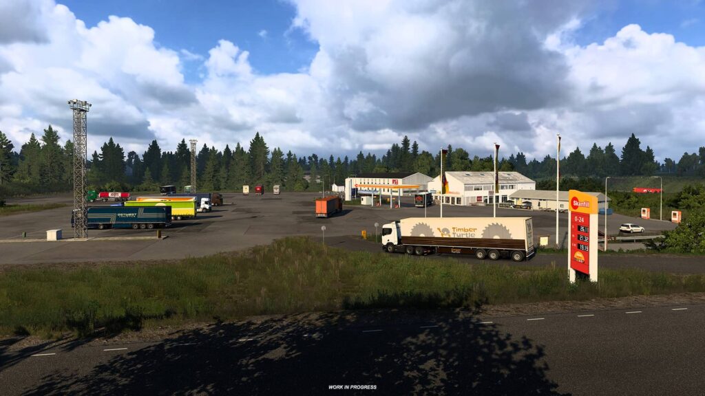 ETS2 Skandinávie - odpočívadlo