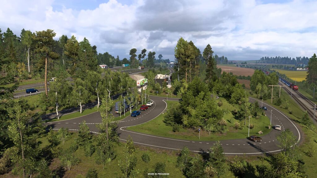 ETS2 Skandinávie - přepracované prostředí