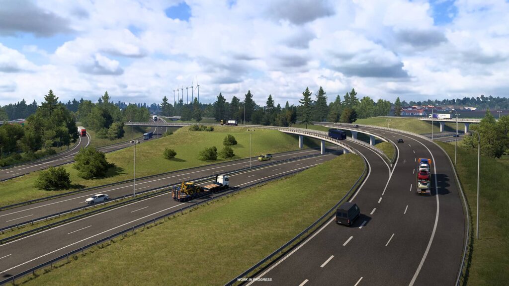ETS2 Skandinávie - most