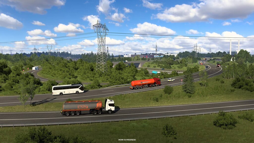 ETS2 Skandinávie - silnice