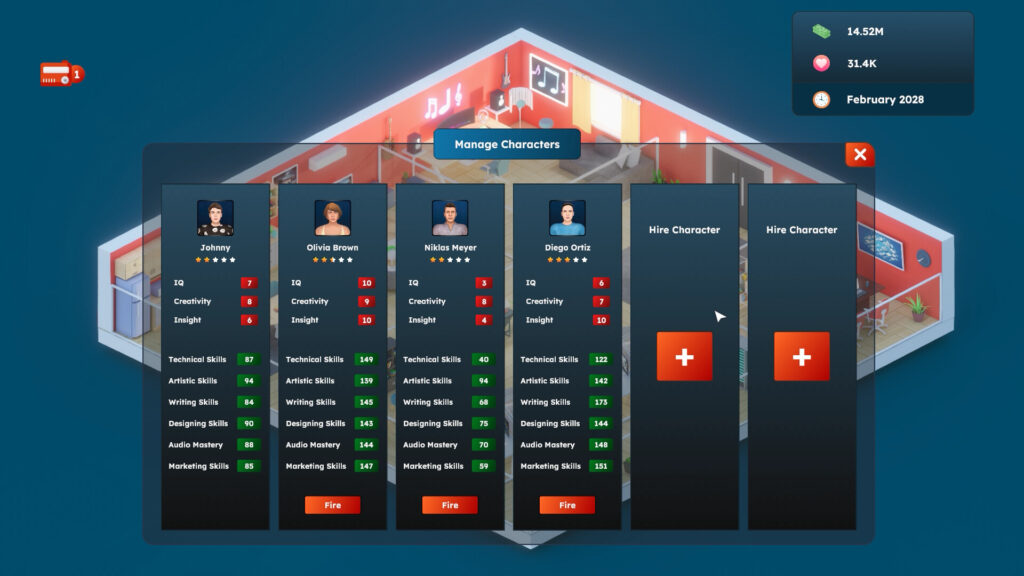 Game Builder Tycoon - asi budeme propouštět