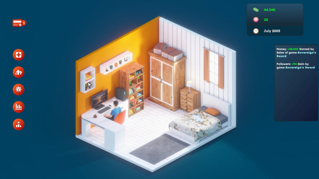 Game Builder Tycoon - home office