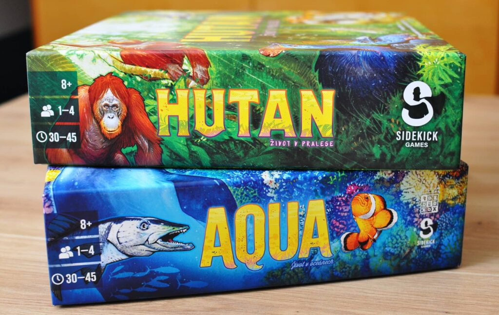 HUTAN Život v pralese - HUTAN se svým předchůdcem AQUA
