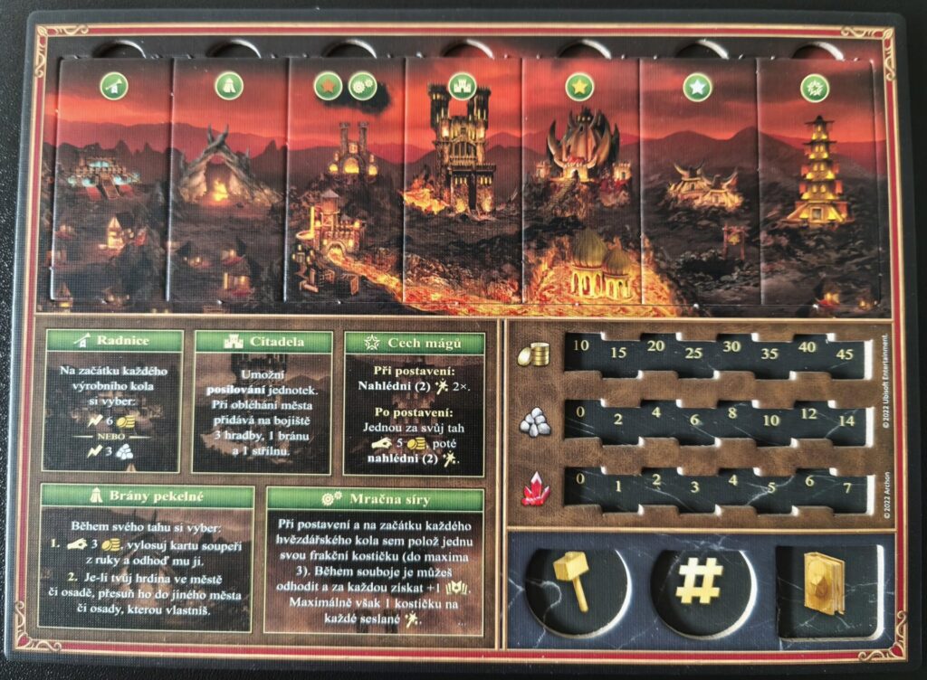 Heroes of Might and Magic III - Peklo - deska