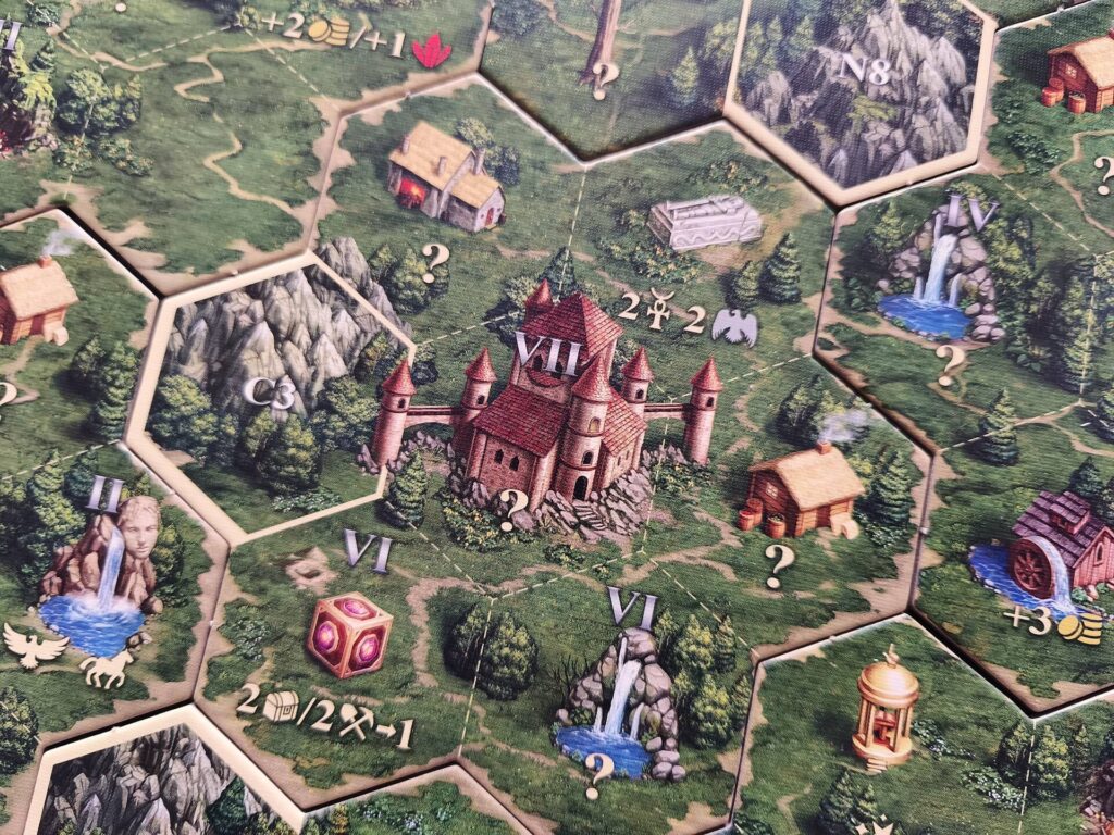 Heroes of Might and Magic III – Bašta - detail plánu