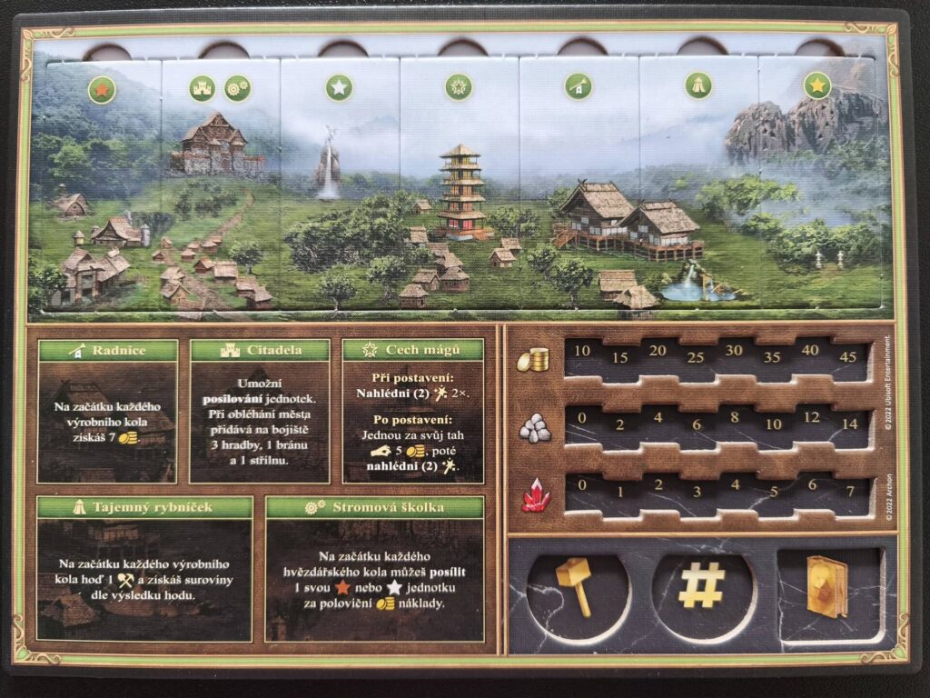 Heroes of Might and Magic III – Bašta - herní deska