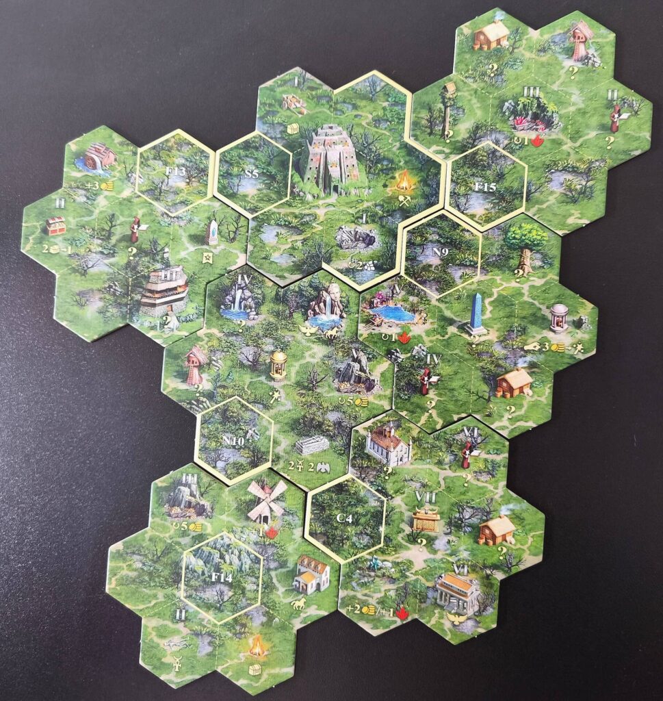 Heroes of Might and Magic III – Pevnost - herní plán