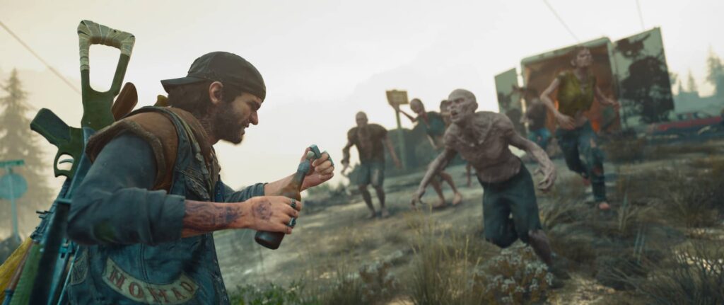 Days Gone Remastered - Molotovův koktejl
