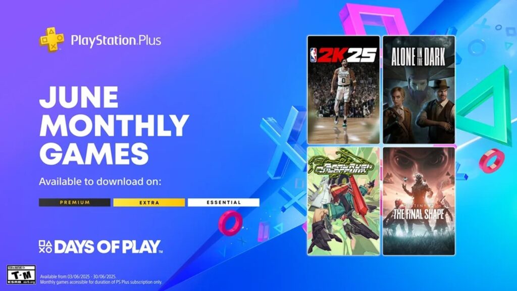 PS Plus červen 2025 náhled