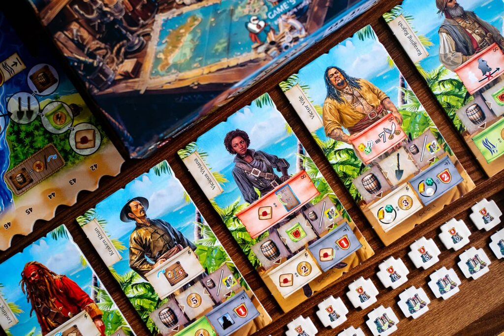 Piráti z Maracaiba: Commanders - karty