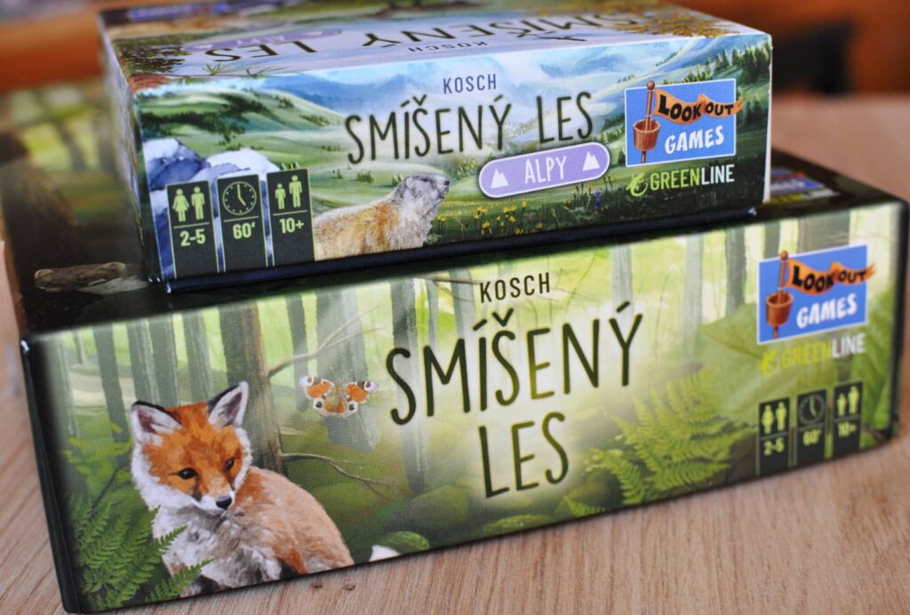 Smíšený les Alpy - rozšíření se základní hrou