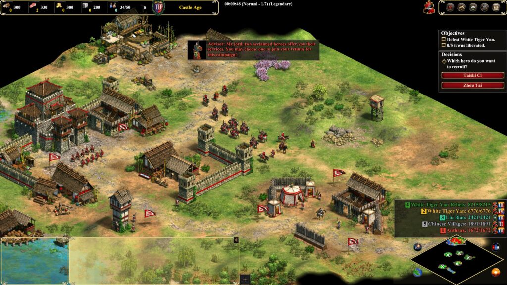 AoE:DE DLC Three kingdoms - screenshot